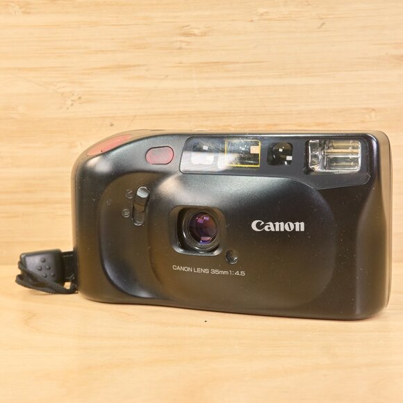 Vintage Canon Sure Shot Joy Date 35mm Film Point and Shot Camera - Picture 2 of 7